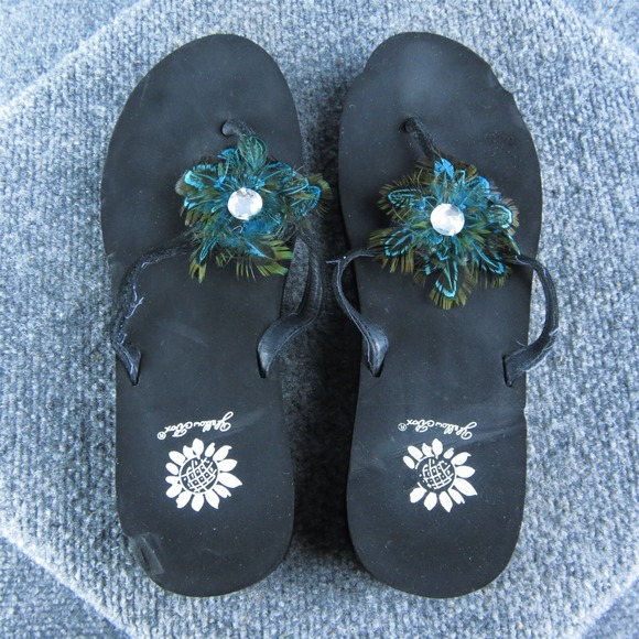 Yellowbox Women's  Flip Flop Black Synthetic Size 9M Gently Used 2025 - Picture 5 of 6